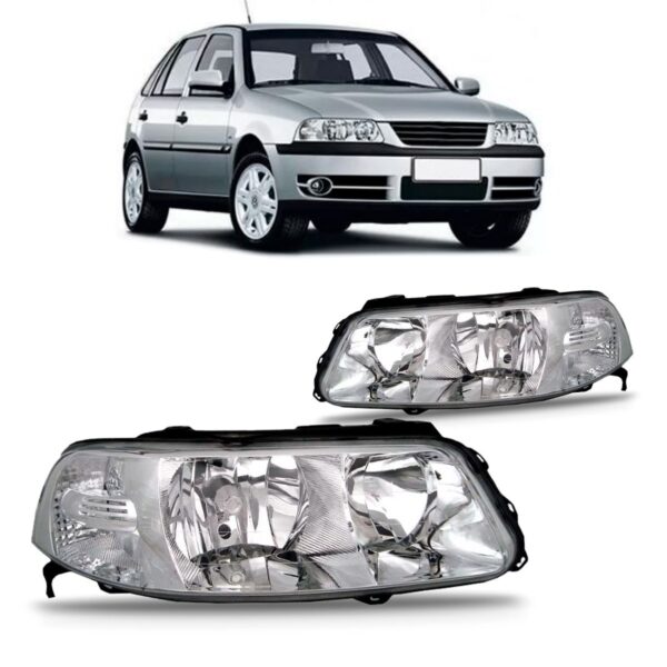 Par Farol Gol 1999 2000 2001 2002 A 2005 Foco Duplo Cromado