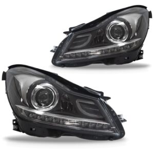 Par Farol C200 2012 2013 2014 Elétrico  Com Led Sem Xênon