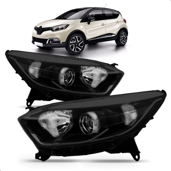 Par Farol Captur 2017 2018 2019 Eletrico Com Friso Preto