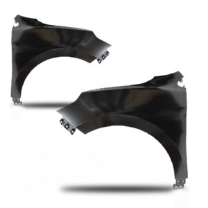 Par Paralama Equinox 2017 A 2018 Cor Preta S/ Furo P/ Pisca