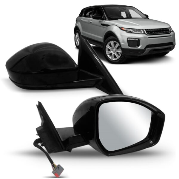 Par Retrovisor Evoque 14/22 Eletrico Retratil Com Sinaleira
