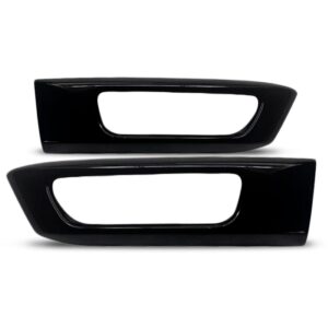 Par Moldura Milha Auxiliar Range Rover Sport 2014 A 2018 Preto