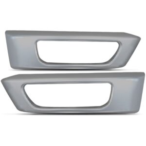 Par Moldura Milha Auxiliar Range Rover Sport 14 A 18 Prata Prata Ambos Os Lados