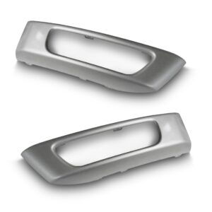 Par Moldura Milha Auxiliar Range Rover Sport 14 A 18 Prata Prata Ambos Os Lados