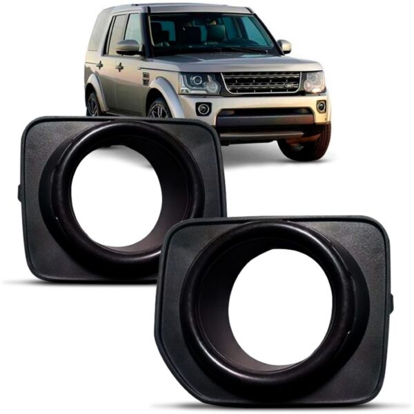 Par Moldura Milha Auxiliar Para Discovery 4 2014 A 2017 Preto Ambos Os Lados