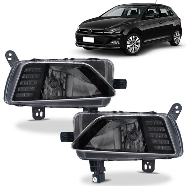 Par Farolete Milha Auxiliar Polo Virtus 2018 2019 Fumê. Direito + Esquerdo