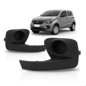 Par Moldura Milha Mobi 2014 2015 2016 Sem Furo Preto