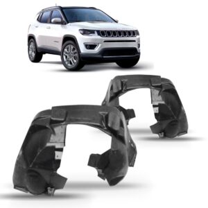 Par Protetor Caixa De Roda Dianteiro Jeep Compass 2017 2018