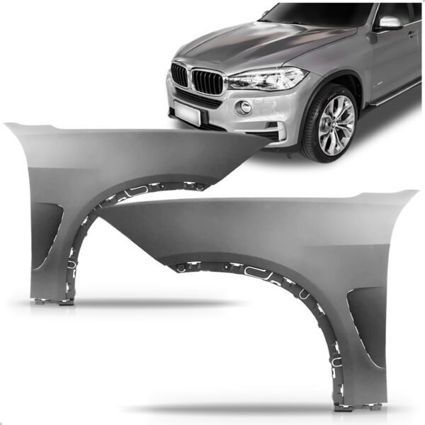 Par Paralama Dianteiro Para Bmw X5 14 A 18 Primer Plastico