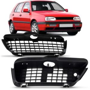 Par Moldura Milha Auxiliar Golf Alemao 1994 1995 96 97 1998 Preto Ambos Os Lados