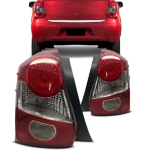 Par Lanterna Traseira Etios 2018 2019 Hatch Fumê Com Ré Nova
