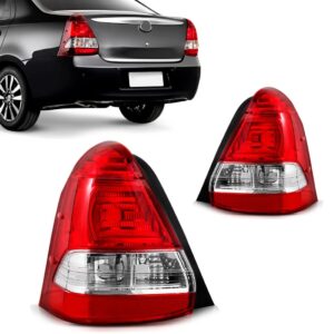 Par Sinaleira Traseira Etios Sedan 2013 2014 2015 16 17 2018 Bicolor