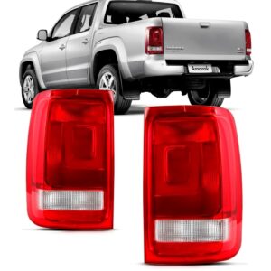 Par Sinaleira Traseira Amarok 10 A 14 S/ Luz Neblina Cristal