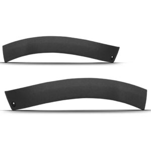 Par Alargador Do Parachoque Dianteiro Crossfox 2003 A 2010 Preto