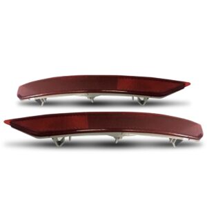 Par Refletor Parachoque Traseiro Forester 2009 A 2012 Lant Vermelho