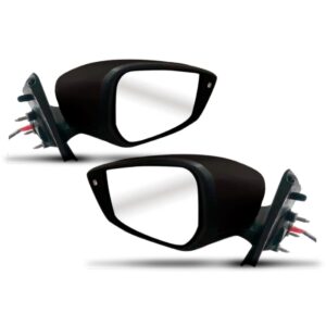 Par Retrovisor Versa 16 A 2019 C/sinaleira (fino) Preto Liso