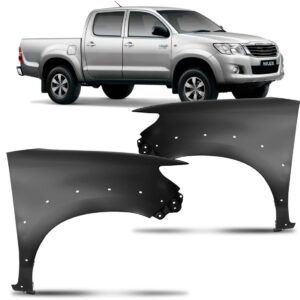 Par Paralama Hilux Srv / Sw4 2012 A 2015 C/ Furo Moldura