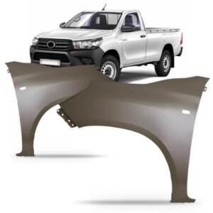 Par Paralama Dianteiro Hilux Srv 2016 17 2018 Com Furo Pisca