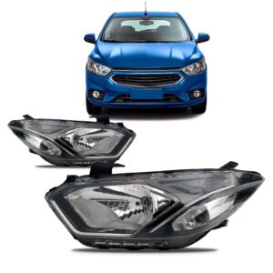 Par Farol Prisma 2017 A 2020 Manual Sem Led Friso Cromado