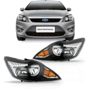 Par Farol Focus Mascara Negra 2009 2010 2011 2012 Direito E Esquerdo