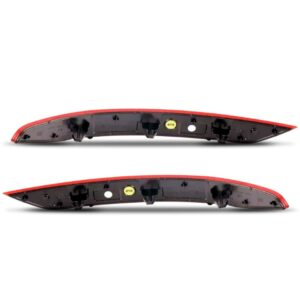 Par Refletor Parachoque Traseiro Jetta 2019 A 2020 Vermelho