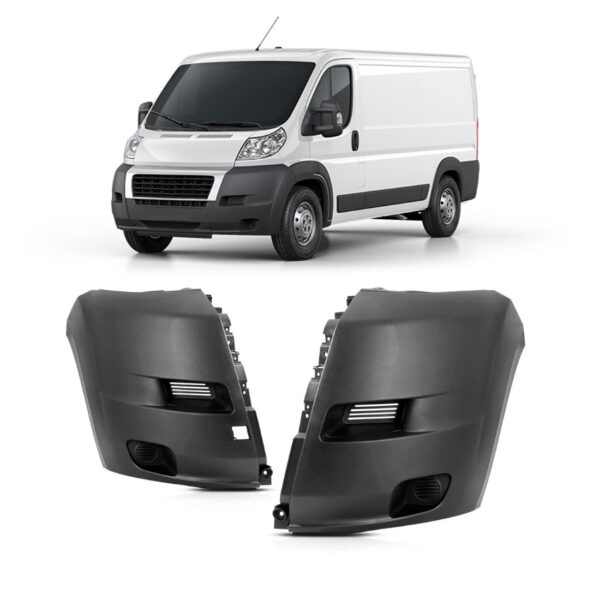 Jogo Parachoque Lateral Dianteiro Ducato 2018 2019 Novo Preto