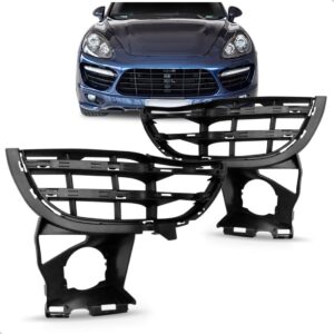 Par Grade Parachoque Para Cayenne Gts 2011 2012 A 2014 S/mol Preto Fosco