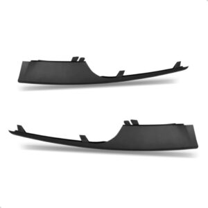 Par Moldura Superior Grade Dianteira Cayenne Gts 2011 A 2014 Preto