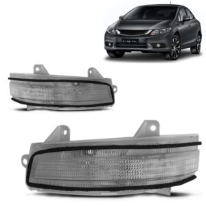 Par Pisca Retrovisor Civic 2012 2013 2014 2015 2016 Novo