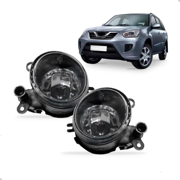 Par Farol Milha Auxiliar Para Tiggo 2014 Até 2015