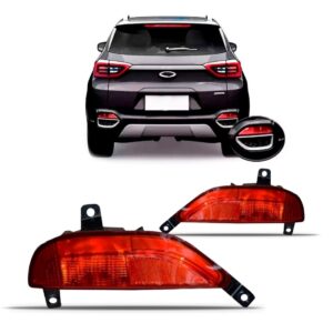 Par Sinaleira Parachoque Traseiro Tiggo 5x 2019 2020 Vermelho