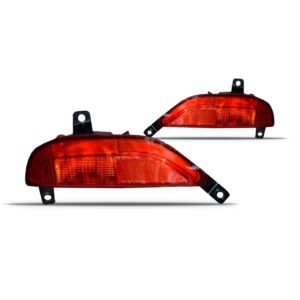 Par Sinaleira Parachoque Traseiro Tiggo 5x 2019 2020 Vermelho