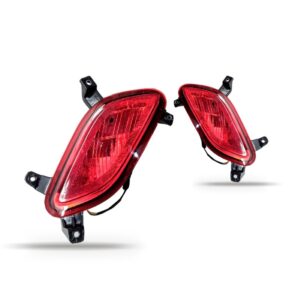 Par Sinaleira Parachoque Traseira Tiggo 2 2018 2019 Vermelho