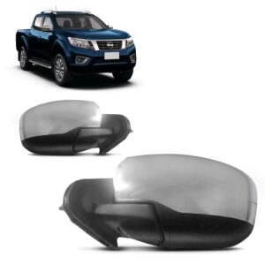 Par Retrovisor Frontier 2017 2018 2019 Eletrico Capa Cromada