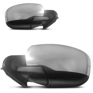 Par Retrovisor Frontier 2017 2018 2019 Eletrico Capa Cromada