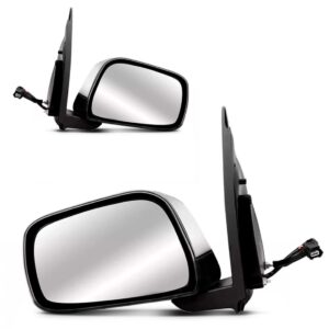 Par Retrovisor Frontier 2017 2018 2019 Eletrico Capa Cromada