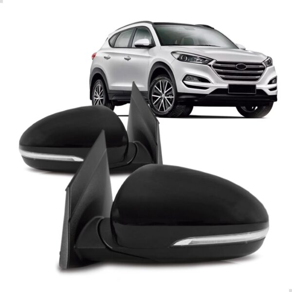 Par Retrovisor Tucson 17/2024 Eletrico Retratil C/ Sinaleira