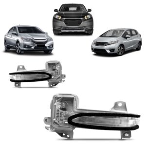 Par Sinaleira Retrovisor Honda Hrv 2016 2017 2018 2019 Novo