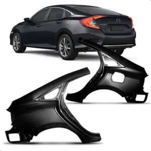 Par Lateral Traseira Para Honda Civic 2017 2018 2019 20 2021