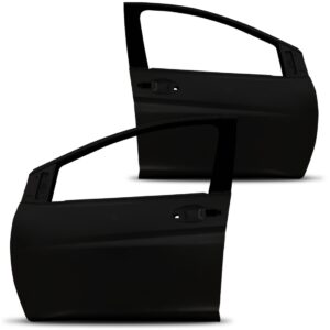 Par Porta Dianteira Para Honda City 2015 2016 2017 2018 Preto