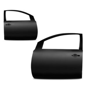 Par Porta Dianteira Para Nissan Versa 2011 A 2019 Ambos Os Lados Preto