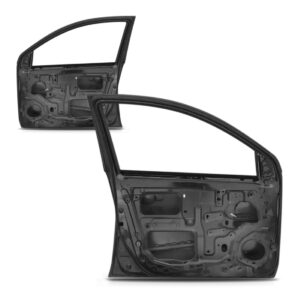Par Porta Dianteira Para Nissan Versa 2011 A 2019 Ambos Os Lados Preto