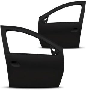 Par Porta Dianteira Sandero E Logan 2014 A 2022 Ambos Os Lados Preto