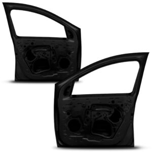 Par Porta Dianteira Sandero E Logan 2014 A 2022 Ambos Os Lados Preto