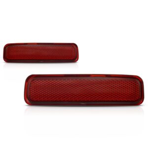 Par Sinaleira Refletor Traseiro Fiesta Sedan 2010 2011 A 14 Vermelho