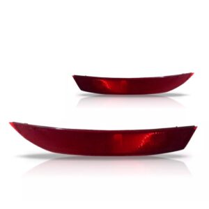 Par Sinaleira Refletora Parachoque Jetta 2011 2012 A 2015 Vermelho