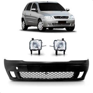 Parachoque Dianteiro Montana 2008 2009 2010 2011 Com Milha Preto