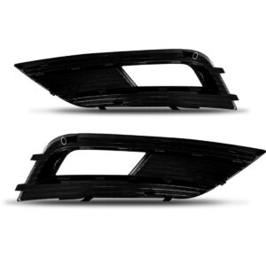 Par Moldura Milha Auxiliar Audi A4 2012 A 2015 Com Furo