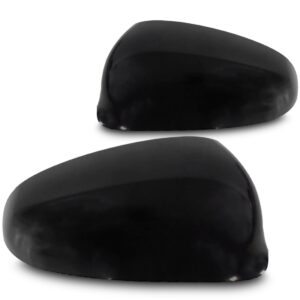Par Capa Retrovisor Palio 2012 A 2018 Mobi 2016 A 2021 Preto