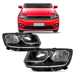 Par Farol Gol / Saveiro/ Voyage 2018 2019 Com Friso Cromado Ambos Lados